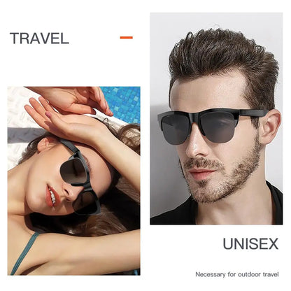 Bluetooth Sun Glasses, Stereo Connected Waterproof, Outdoor Sports, Smartglass, Polarized Men's Sunglasses, Womans Sunglasses