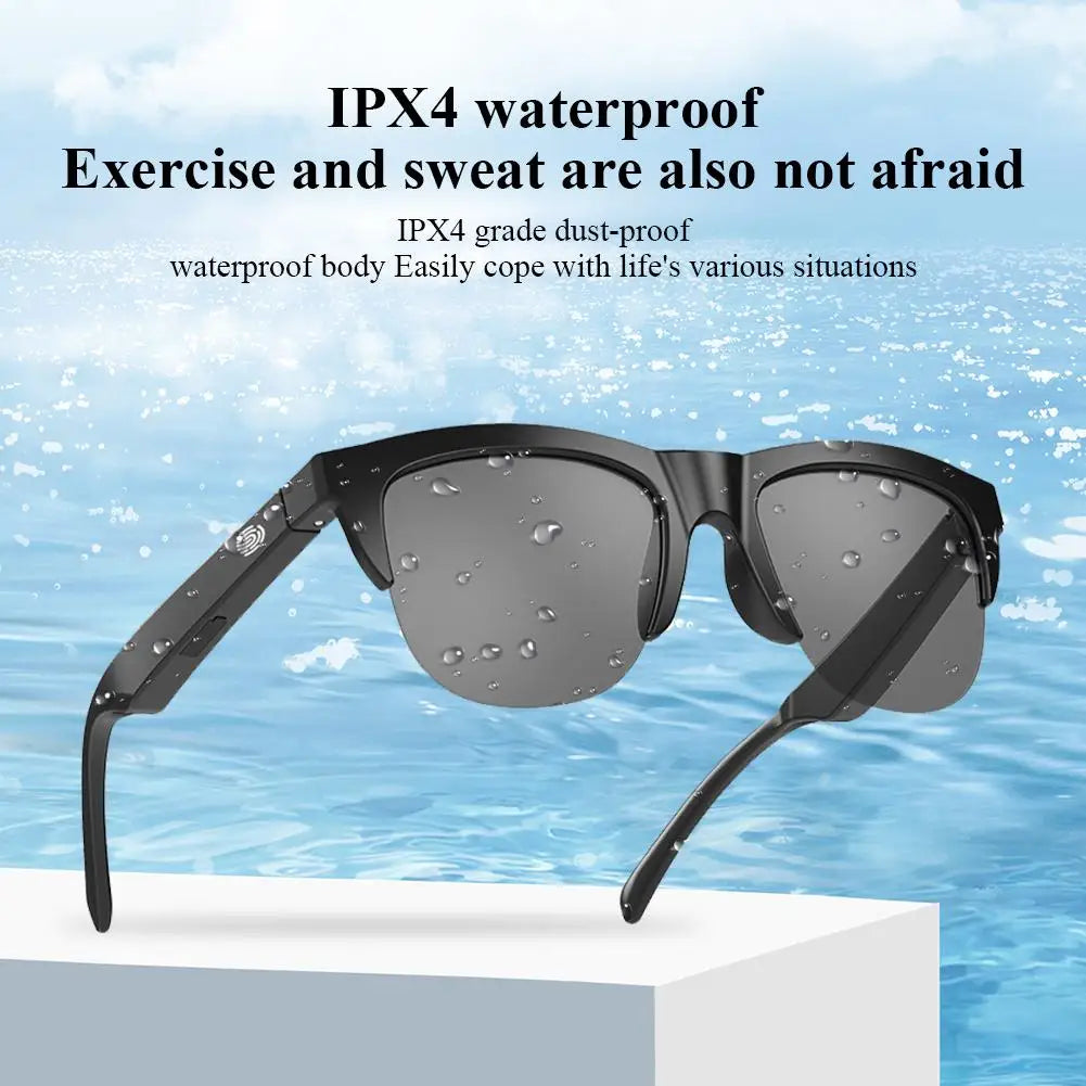 Bluetooth Sun Glasses, Stereo Connected Waterproof, Outdoor Sports, Smartglass, Polarized Men's Sunglasses, Womans Sunglasses