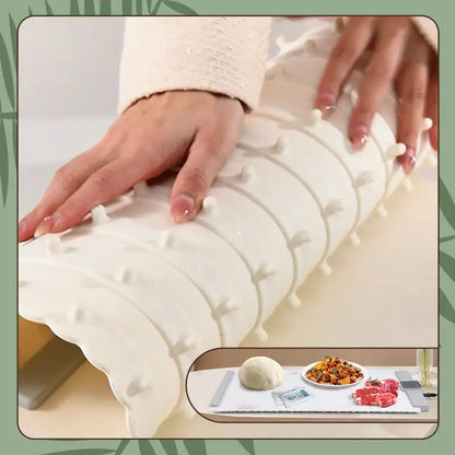 Electric Warming Tray with Adjustable Temperature Foldable Food Warmer Mat for Parties Buffet Features 5 Modes Fast Heating Pad