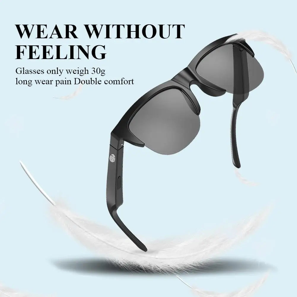 Bluetooth Sun Glasses, Stereo Connected Waterproof, Outdoor Sports, Smartglass, Polarized Men's Sunglasses, Womans Sunglasses