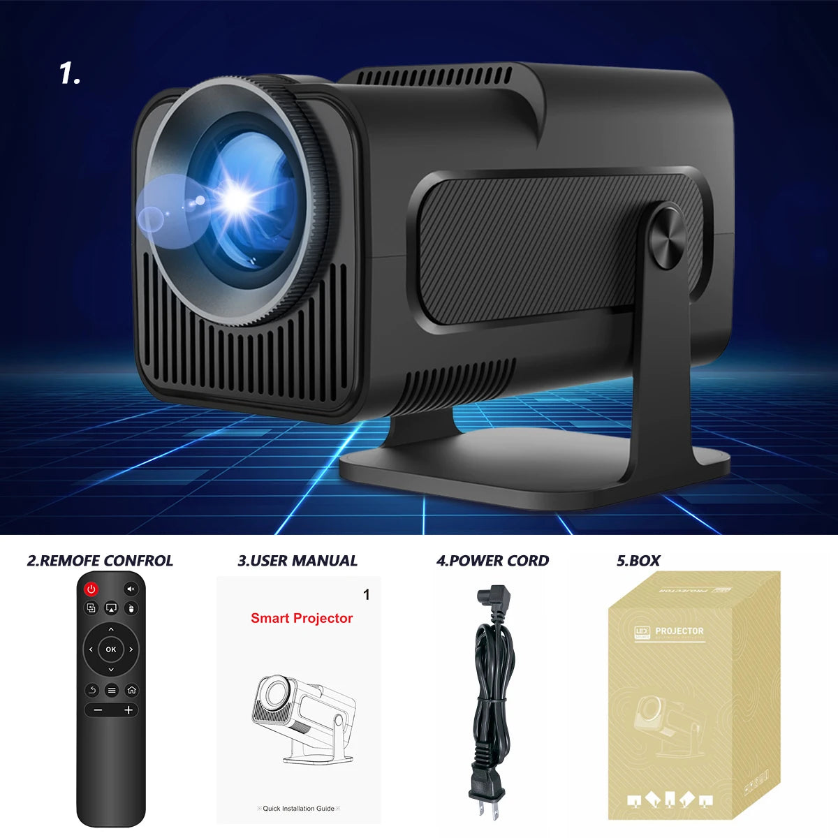 Magcubic Android 11 Projector Native 1080P